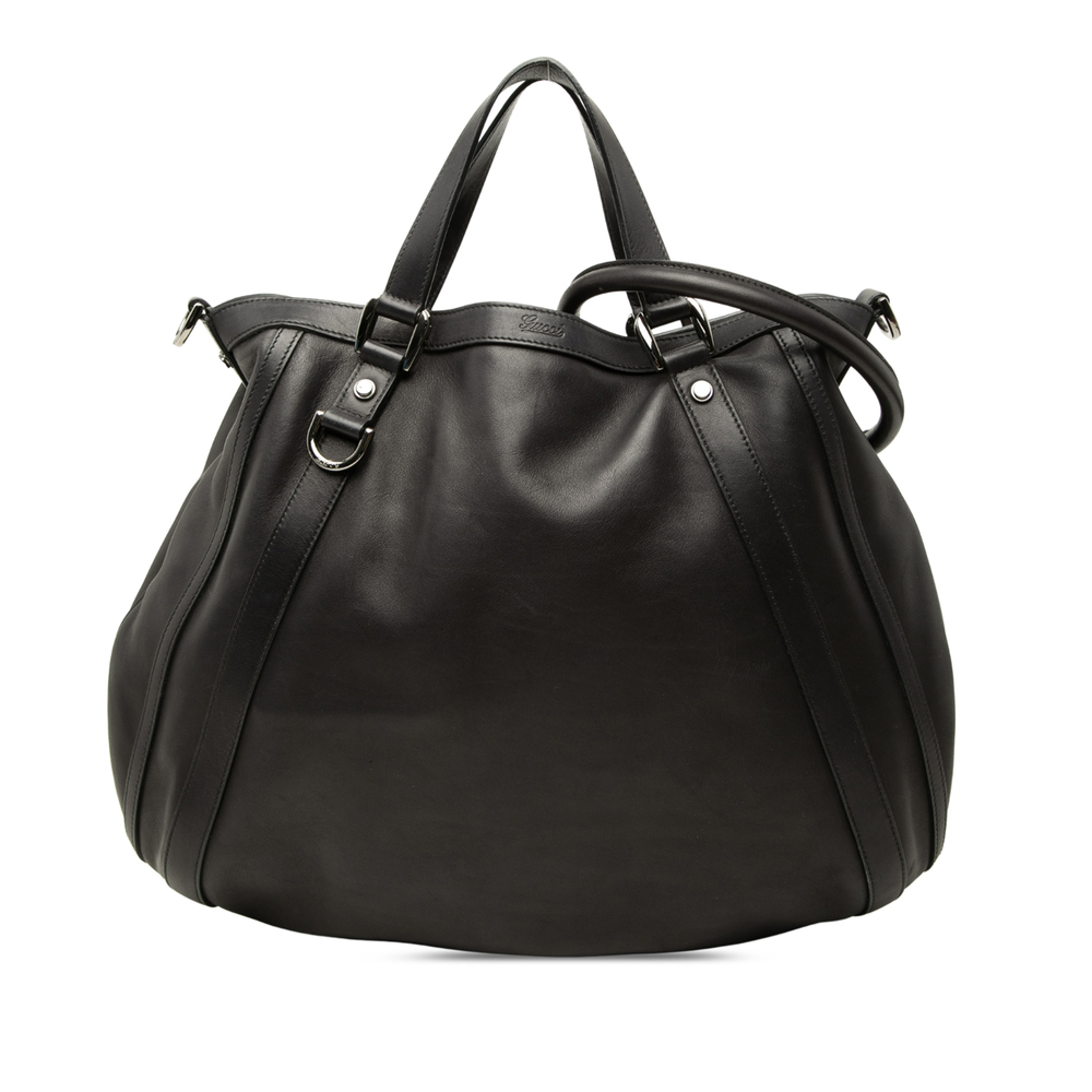 Pre-Loved Gucci Smooth Calfskin Abbey D Ring Convertible Tote